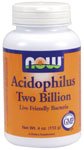 Acidophilus Two Billion by NOW Foods - Digestive Support (2Billion CFU's - 4 oz. Powder)