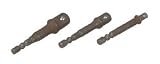 3 pcs Hex Drill Socket Drivers 1/4, 3/8, 1/2