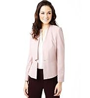 Open Front Notched Jacket