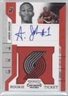 2010-11 Playoff Contenders Patches #193 - Armon Johnson AU SP