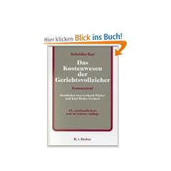 Das Kostenwesen der Gerichtsvollzieher: Kommentar