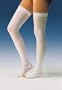 Beiersdorf Anti Embolism Elastic Knee High Stocking Meduim Reg Length White Toe Clear - 1 Pair