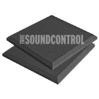Auralex 2 SonoFlat Studiofoam Panels - Charcoal Gray by 