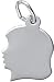 Girl's Head Charm by Rembrandt Charms