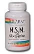 SOLARAY MSM AND GLUCOSAMINE Joint Comfort Formula Capsules