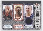 2002-03 Fleer Tradition School Ties Game-Used Singles #ST6C - Richard Jefferson/Jason Terry/Mike Bib