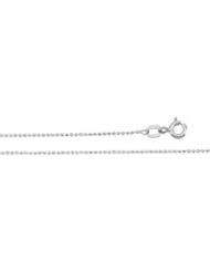 Solid Bead Chain 14K Gold White Ch136 20 Inch