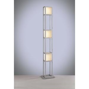 Tower Floor Lamp in Silver