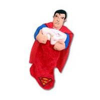 Superman Stuffed Plush Head Christmas Stocking