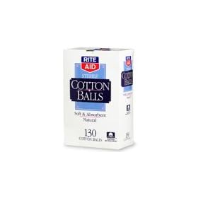 Rite Aid Cotton Balls, Absorbent, 130 ct