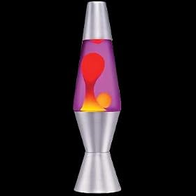 Lava Lamp 8 Oz. - Yellow Wax with Purple Liquid from Lava Lamps