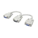 Cable, VGA Y, HD15 Male To HD15 Female