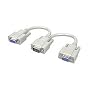 Cable, VGA Y, HD15 Male To HD15 Female