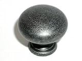Top Knobs Round Knob - Black Iron, 1-1/4,, - M283/M283