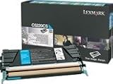 LexmarkTM C5220CS Toner, 3000 Page-Yield, Cyan