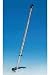 Flaggenstock mit Flaggenstockfuß aus Nirosta 50 cm