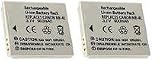 TWO Canon NB-4L 900 mAh EQUIVALENT BATTERY for Ixus 30 Ixus 40 PowerShot SD200 SD300