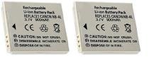 STK's Two Pack Canon NB-4L Battery 1400 mAh for Canon Powershot SD1400 IS, ELPH 300 HS, SD1400IS, SD750, ELPH 100 HS, SD1000, SD1100 IS, SD600, SD780, SD940 IS, SD630, SD400, SD940IS, SD940IS, SD960 IS, SD1100IS, ELPH 310 HS, SD300, TX1, SD200, NB4L, SD960IS, SD40, SD30, SD430