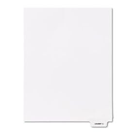 80000 Series Legal Index Dividers, Bottom Tab, Printed Exhibit 5, 25/Pack