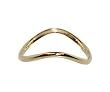 10 KT Yellow Gold Slim Plain Band 10K Thumb Ring
