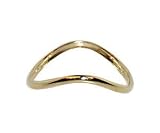 10 KT Yellow Gold Slim Plain Band 10K Thumb Ring