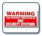 Streetwise Security Products STK1 Security Sticker -SDC
