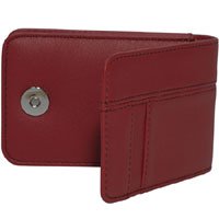 Red Designer Leather Case by 