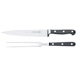 Mundial 5100 Series 2-Piece Carving Set, Black by Grupo Eberle Mundial