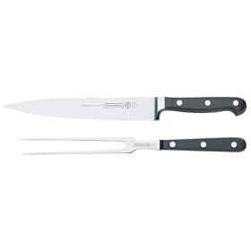 Mundial 5100 Series 2-Piece Carving Set, Black