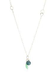 Melissa Joy Manning "Neptune" Chrysoprase and Gem Calcia Necklace