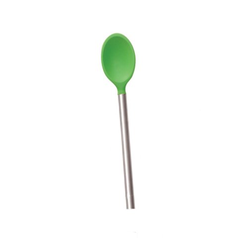 Childrens Toyshop  Kitchen & Housewares : Tovolo 80-11212GN 12" Solid Silicone Spoon, Green