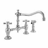 Newport Brass Kitchen Bridge Faucet with Spray NB945-1-24S