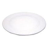 12 White Buckingham Rolled Edge Porcelain Plate (07-0196)