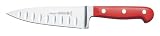 Mundial 5100 Series Red 6-inch Chef's Knife with Hollow Edge