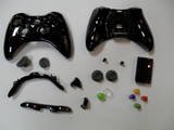 Chrome Black Xbox 360 Controller Shell Housing