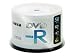 50PK DVD-R 16X 4.7GB WHITE INKJET PRINTABLE SPINDLE per
