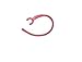 12 Replacement Ear Hook Compatiblity: Samsung Hm6000 Hm1300 Hm1900 Hm3300 for Bluetooth Headsets +Raspberry Earhook (CLEAR)