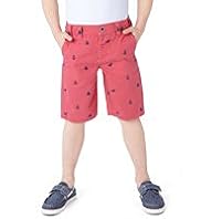 Autograph Pure Cotton Adjustable Waist Embroidered Shorts