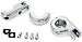 Mounting Kit for Foot Peg on Engine Guard, Chrome Billet