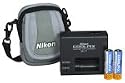 Nikon MH-71 Battery Quick Charger Kit for Coolpix L1, 2200, 3200, 4100, 4600, 5600, 7600 Digital Cameras
