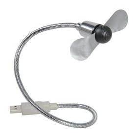 USB Laptop & Desktop Fan - Flexible Metal Shaft