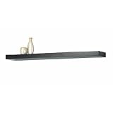 Pegasus CNBS4008 City Loft Large Wall Shelf, Rich Black