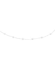14k Yellow or White Gold 8 mm Pearl 16" Necklace