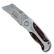 Premium Lockback Utility Knife - Wood Handle