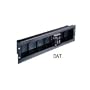 Middle Atlantic DAT 4-Space DAT Tape Holder - Stores 27 DAT Tapes - Black