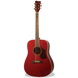First Act: Spruce-Top Acoustic Guitar - Burgundy by First Act Incorporated