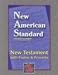Book NAS New Testament with Psalms and Proverbs (Black, Bonded Leather)