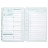 Franklin Covey Products - Monarch Refill, Apr-Mar, 8-1/2"x11" - Sold as 1 EA - Refill for planners contains dated pages and calendars for planning daily events. Each refill includes a full year of 2-page-per-day planning pages that include Franklin-Covey's Prioritized Daily Task List and Appointment Schedules, two-page-per-month calendar tabs and pages for future planning. Refill includes green and white pages with a straightforward design, comprehensive structure and quotes for with daily motiv Franklin Covey Products - Monarch Refill, Apr-Mar, 8-1/2"x11" - Sold as 1 EA - Refill for planners contains dated pages and calendars for planning daily events. Each refill includes a full year of 2-page-per-day planning pages that include Franklin-Covey's Prioritized Daily Task List and Appointment Schedules, two-page-per-month calendar tabs and pages for future planning. Refill includes green and white pages with a straightforward design, comprehensive structure and quotes for with daily motiv
