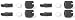 Hosa Rack-release® Rack-studs, Knobs & Washers, 4 Pcs.