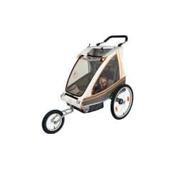 Monz Blue Bird Fahrradkinderanh�nger Zweisitzer Dual Alu
